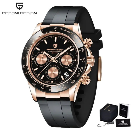 Pagani Design Uhr Männer Quarz Top Marke Luxus automatische Datum Armbanduhr für Männer wasserdichte Sport Chronograph Uhr Mans